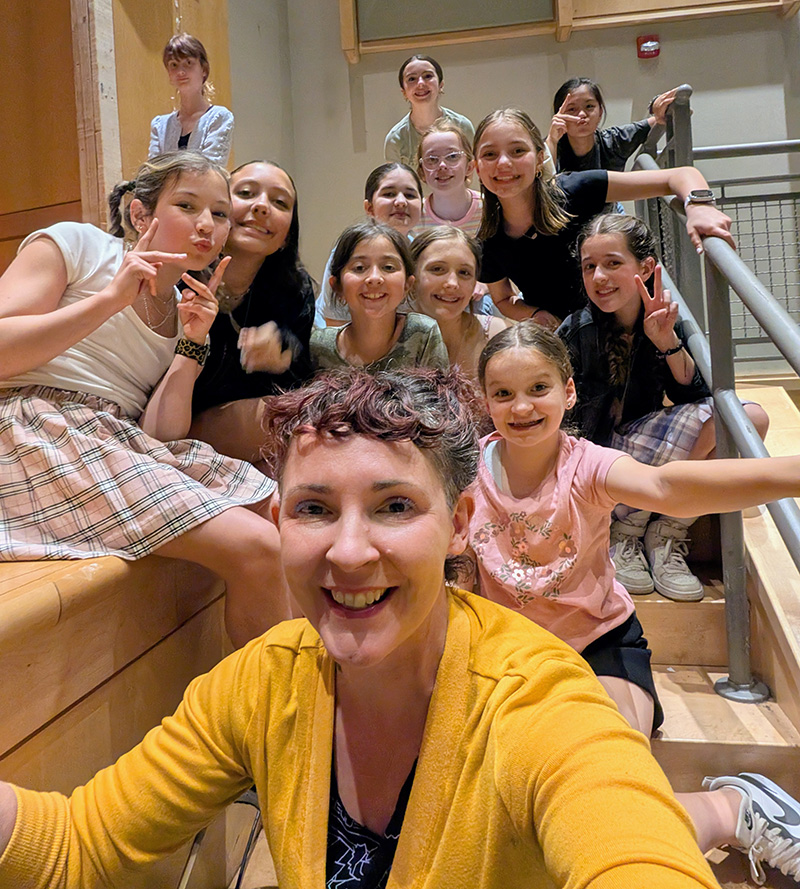 Students in Rehearsal
